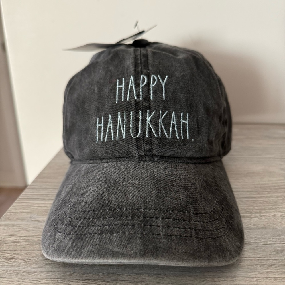 Happy Hanukkah Hat Rae Dunn